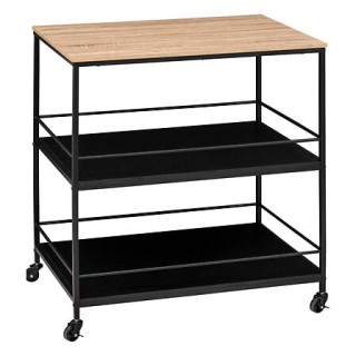 5Five Simply Smart Τροχήλατο Βοηθητικό Τραπέζι Aliaj με 3 Ράφια – 8... 5Five Simply Smart Τροχήλατο Βοηθητικό Τραπέζι Aliaj με 3 Ράφια – 8...