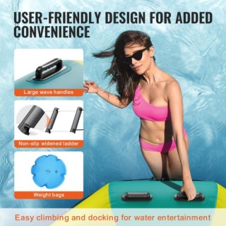 VEVOR Φουσκωτό Τραμπολίνο Νερού 12ft για Πισίνα & Λίμνη BTKSSBCHLS1... VEVOR Φουσκωτό Τραμπολίνο Νερού 12ft για Πισίνα & Λίμνη BTKSSBCHLS1...