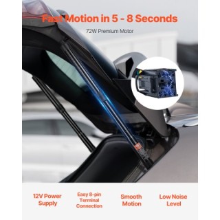 VEVOR 2 Τεμάχια Πίσω Υδραυλικοί Αποσβεστήρες Πόρτας Συμβατοί με τη ...