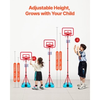 VEVOR Ρυθμιζόμενο Φορητό Παιδικό Μπασκετικό Τέρμα για Παιδιά LSLQJJ... VEVOR Ρυθμιζόμενο Φορητό Παιδικό Μπασκετικό Τέρμα για Παιδιά LSLQJJ...
