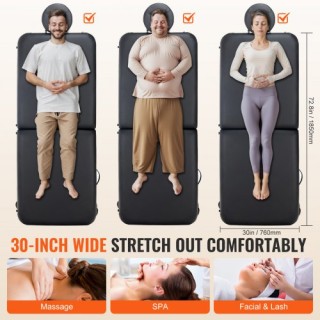 Επαγγελματικό Πτυσσόμενο Κρεβάτι Μασάζ VEVOR 30 BXSAMCZYK750OS6CZV0 Επαγγελματικό Πτυσσόμενο Κρεβάτι Μασάζ VEVOR 30 BXSAMCZYK750OS6CZV0