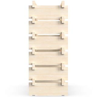 BAKAJI Ξύλινη Κάβα Κρασιών με 48 Θέσεις για Μπουκάλια - Φυσικό Ξύλ... BAKAJI Ξύλινη Κάβα Κρασιών με 48 Θέσεις για Μπουκάλια - Φυσικό Ξύλ...