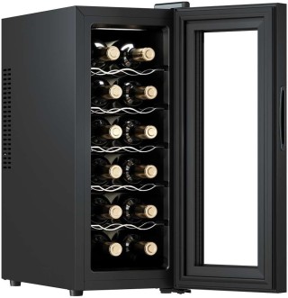 Συντηρητής Κρασιών 12 Φιαλών με LED Φωτισμό Bolero GrandSommelier 1...