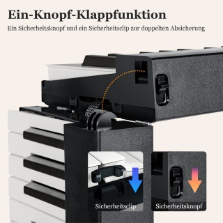 Costway Φορητό Ψηφιακό Πιάνο με 88 Ημιβαρυκεντρισμένα Πλήκτρα και ... Costway Φορητό Ψηφιακό Πιάνο με 88 Ημιβαρυκεντρισμένα Πλήκτρα και ...