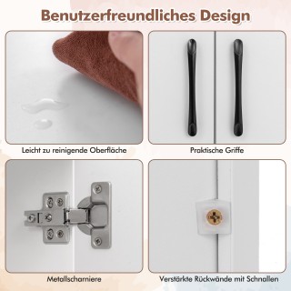 Costway Δίθυρη αιωρούμενη αποθηκευτική ντουλάπα - Επιτοίχιο κρεμαστ... Costway Δίθυρη αιωρούμενη αποθηκευτική ντουλάπα - Επιτοίχιο κρεμαστ...