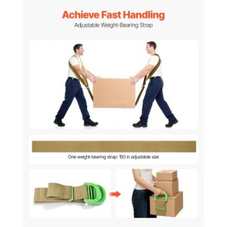 VEVOR Ιμάντες Μεταφοράς, Σύστημα Ανύψωσης για 2 Άτομα με Ρυθμιζόμεν... VEVOR Ιμάντες Μεταφοράς, Σύστημα Ανύψωσης για 2 Άτομα με Ρυθμιζόμεν...