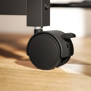 HOMCOM Τετράεπίπεδο Τροχήλατο Τραπέζι Εκτυπωτή με Μεταλλικό Σκελετό...