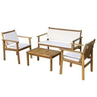 Shally Dogan Σετ Αίθριο 4 Έπιπλα Κήπου Βεράντας από Ξύλο Ακακίας Τ... Shally Dogan Σετ Αίθριο 4 Έπιπλα Κήπου Βεράντας από Ξύλο Ακακίας Τ...