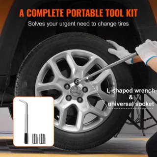 VEVOR Υδραυλικός Γρύλος Ψαλιδιού 2.5 Τόνων, Φορητός Γρύλος Αυτοκινή...