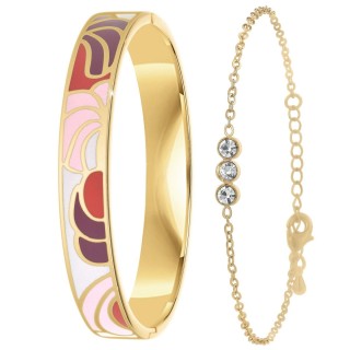 So Charm Σετ 2 Βραχιόλια διακοσμημένο με Κρύσταλλα Swarovski και ρη... So Charm Σετ 2 Βραχιόλια διακοσμημένο με Κρύσταλλα Swarovski και ρη...