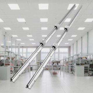 VEVOR Σετ Οδηγών SBR20 1500mm, 2 Ράγες & 4 Οδηγοί SBR20UU για CNC ... VEVOR Σετ Οδηγών SBR20 1500mm, 2 Ράγες & 4 Οδηγοί SBR20UU για CNC ...