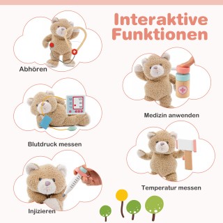 Costway Ροζ Ξύλινο Ιατρικό Σετ με Ιατρικά Όργανα & 24 Αξεσουάρ για... Costway Ροζ Ξύλινο Ιατρικό Σετ με Ιατρικά Όργανα & 24 Αξεσουάρ για...