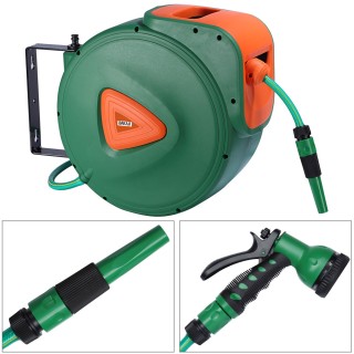 BAKAJI Αυτόματη Επιτοίχια Ανέμη Νερού Κήπου με Σωλήνα 30μ + 2μ Στήρ... BAKAJI Αυτόματη Επιτοίχια Ανέμη Νερού Κήπου με Σωλήνα 30μ + 2μ Στήρ...