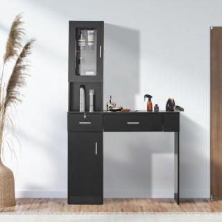 Σταθμός Κομμωτηρίου VEVOR, Μαύρος, με Ντουλάπι, Ράφια & Συρτάρια S... Σταθμός Κομμωτηρίου VEVOR, Μαύρος, με Ντουλάπι, Ράφια & Συρτάρια S...