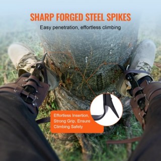 Αιχμές Αναρρίχησης Δέντρων VEVOR από Ατσάλι για Δενδροκόμους Καφέ  ...