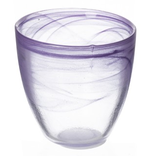 Villa DEste  Σετ 6τμχ Ποτήρι νερού bombato 280 ml από γυαλί με επιφ...