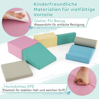 Costway Σετ 7 Τμχ: Μαλακοί Γιγαντόλιθοι Αναρρίχησης και Παιχνιδιού ... Costway Σετ 7 Τμχ: Μαλακοί Γιγαντόλιθοι Αναρρίχησης και Παιχνιδιού ...