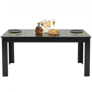 VEVOR Ξύλινο Ορθογώνιο Τραπέζι Φαγητού 63in για 4-6 Άτομα ZFXCZBKTZ...