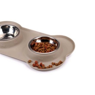 PET TREATMENT Διπλό Μπολ για Κατοικίδια με Δίσκο Σιλικόνης Χωρητικό...