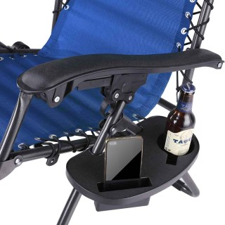 BAKAJI Πτυσσόμενη Πολυθρόνα Κήπου Βαρύτητας Μηδέν από Ατσάλι και Τ... BAKAJI Πτυσσόμενη Πολυθρόνα Κήπου Βαρύτητας Μηδέν από Ατσάλι και Τ...