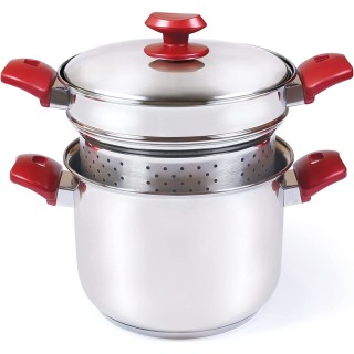 BAKAJI Σετ 3 Τεμαχίων Κατσαρόλες για Ζυμαρικά Ανοξείδωτο Ατσάλι Μαγ... BAKAJI Σετ 3 Τεμαχίων Κατσαρόλες για Ζυμαρικά Ανοξείδωτο Ατσάλι Μαγ...