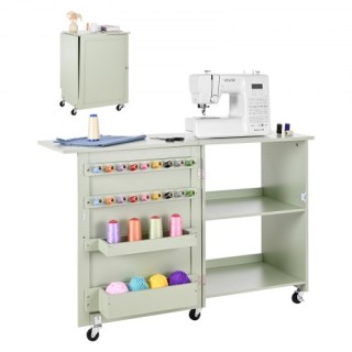 VEVOR Πτυσσόμενο Τραπέζι Ραπτικής Πολυλειτουργικό με Μηχανή Ραψίματ... VEVOR Πτυσσόμενο Τραπέζι Ραπτικής Πολυλειτουργικό με Μηχανή Ραψίματ...