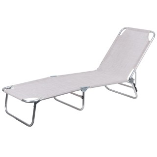 Galileo Πτυσσόμενη ξαπλώστρα θαλάσσης αλουμινίου με ρυθμιζόμενη πλά... Galileo Πτυσσόμενη ξαπλώστρα θαλάσσης αλουμινίου με ρυθμιζόμενη πλά...