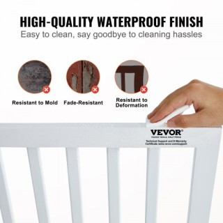 VEVOR Πτυσσόμενη Λευκή Πύλη Κατοικίδιων 24x80.3 εκ. KZDMZCWMBSMZL... VEVOR Πτυσσόμενη Λευκή Πύλη Κατοικίδιων 24x80.3 εκ. KZDMZCWMBSMZL...
