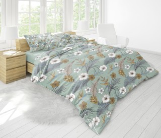 Galileo Πλήρες σετ διπλού κρεβατιού σε πολυκοτόνη 110 gsm, με λουλο...