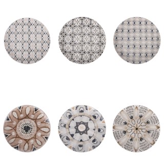 Villa DEste Σετ 6 τμχ Πιάτο φρούτων από πορσελάνη στυλ boho chic B... Villa DEste Σετ 6 τμχ Πιάτο φρούτων από πορσελάνη στυλ boho chic B...