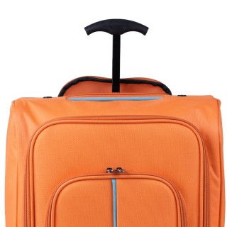ENRICO COVERI Πορτοκαλί Μαλακή Βαλίτσα Τροχήλατη Ψυγείο Ταξιδιού Χε...