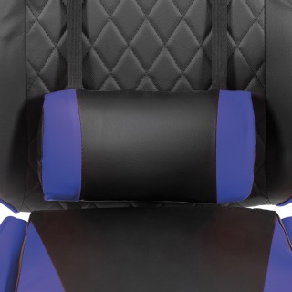 Galileo Καρέκλα gaming υψηλής ποιότητας με μπλε τροχούς 2188575