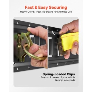 VEVOR Σετ Ράγας Δεσίματος E-Track, 8 Τεμάχια 1.5μ + 1.2μ + 0.6μ + 0...