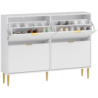 HOMCOM Συρταριέρα Slim για 20 Ζευγάρια Παπουτσιών με 4 Αναδιπλούμεν... HOMCOM Συρταριέρα Slim για 20 Ζευγάρια Παπουτσιών με 4 Αναδιπλούμεν...