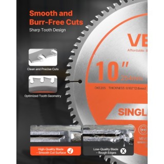 VEVOR Δίσκος Πριονιού 254mm, 80 Λάμες, Για Αλουμίνιο και Μέταλλα DP... VEVOR Δίσκος Πριονιού 254mm, 80 Λάμες, Για Αλουμίνιο και Μέταλλα DP...