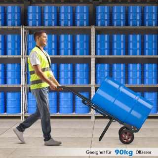 Costway Καρότσι μεταφοράς βαρελιών με 2 ελαστικούς τροχούς & γάντζο... Costway Καρότσι μεταφοράς βαρελιών με 2 ελαστικούς τροχούς & γάντζο...