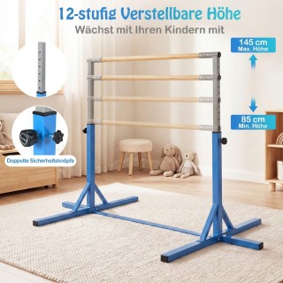 Costway Οριζόντια Μπάρα Γυμναστικής με 12-θέσεις για Ρύθμιση Ύψους ... Costway Οριζόντια Μπάρα Γυμναστικής με 12-θέσεις για Ρύθμιση Ύψους ...