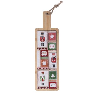 Galileo Ξύλινη επιφάνεια κοπής από μπαμπού και κεραμικό 125x40 εκ, ...