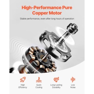 VEVOR Αντλία Κενού 5 CFM HVAC Μονού Σταδίου Περιστροφικού Πτερυγίου... VEVOR Αντλία Κενού 5 CFM HVAC Μονού Σταδίου Περιστροφικού Πτερυγίου...