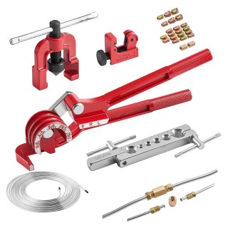 VEVOR Κιτ Επισκευής Σωλήνα Φρένων με Εργαλείο Κωνικής Διαμόρφωσης 4...