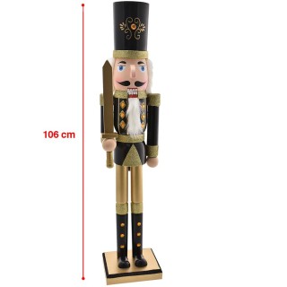 BAKAJI Ξύλινος Χριστουγεννιάτικος Καρυοθραύστης Ύψους 106 εκ. Χρισ... BAKAJI Ξύλινος Χριστουγεννιάτικος Καρυοθραύστης Ύψους 106 εκ. Χρισ...