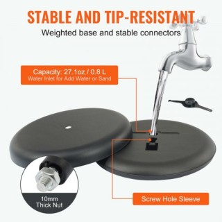 Βάση Πινακίδας VEVOR, Ρυθμιζόμενη Κάθετη/Οριζόντια, 11x17, Μαύρη B... Βάση Πινακίδας VEVOR, Ρυθμιζόμενη Κάθετη/Οριζόντια, 11x17, Μαύρη B...