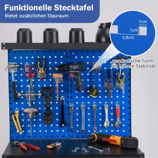 Costway Πολυλειτουργικός και Ανθεκτικός Πάγκος Εργασίας 81 x 41 cm ...