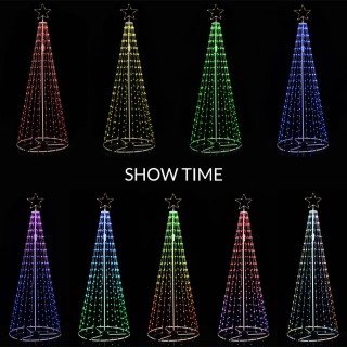 BAKAJI Φωτεινό Χριστουγεννιάτικο Δέντρο 224 cm με 324 LED RGB Έξυπν... BAKAJI Φωτεινό Χριστουγεννιάτικο Δέντρο 224 cm με 324 LED RGB Έξυπν...