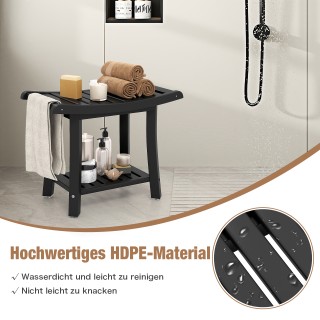 Costway Αδιάβροχο Σκαμπό Ντους με Καμπυλωτό Κάθισμα 60,5 x 34 x 48 ... Costway Αδιάβροχο Σκαμπό Ντους με Καμπυλωτό Κάθισμα 60,5 x 34 x 48 ...