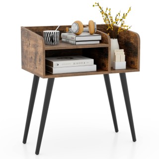 Costway Σύγχρονο Κομοδίνο με Διπλό Χώρο Αποθήκευσης και Μεταλλικά Π... Costway Σύγχρονο Κομοδίνο με Διπλό Χώρο Αποθήκευσης και Μεταλλικά Π...