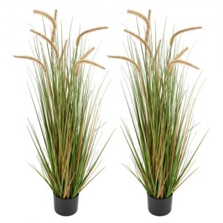 VEVOR Τεχνητό Φυτό Γρασιδιού, Σετ 2 Τεμαχίων 1194mm Πιομάκιο Φύλλωμ...