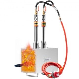 VEVOR Φορητός Προπανιοκίνητος Φούρνος 2 Καυστήρων για Σιδηρουργούς... VEVOR Φορητός Προπανιοκίνητος Φούρνος 2 Καυστήρων για Σιδηρουργούς...