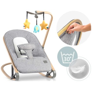 Χειροκίνητο Relax Μωρού 2 σε 1 για Παιδί έως 9kg Γκρι NK-53 Nukido Χειροκίνητο Relax Μωρού 2 σε 1 για Παιδί έως 9kg Γκρι NK-53 Nukido