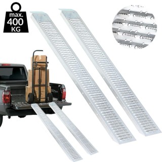BAKAJI  Ζεύγος Ράμπες Φόρτωσης Αντιολισθητική Πλατφόρμα 195x22cm Τρ...